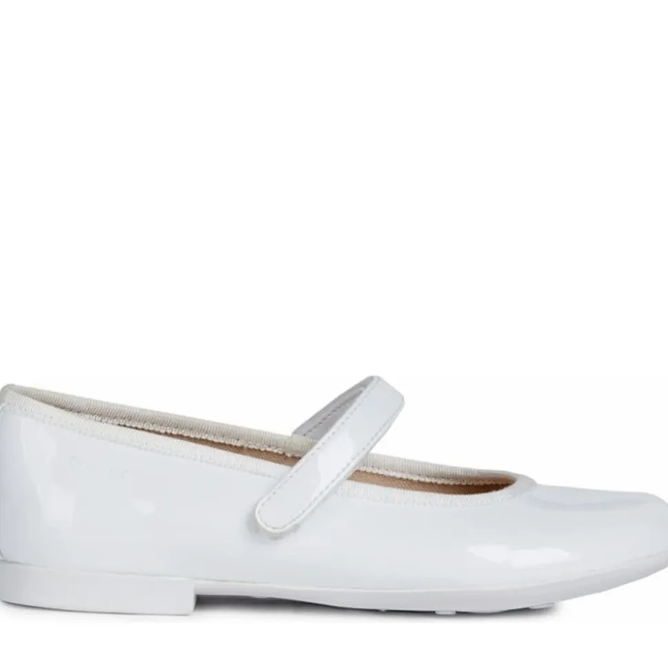 Weiße Mädchen Ballerinas