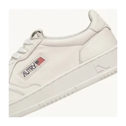 Weiße Nappa Medalist Low Sneakers