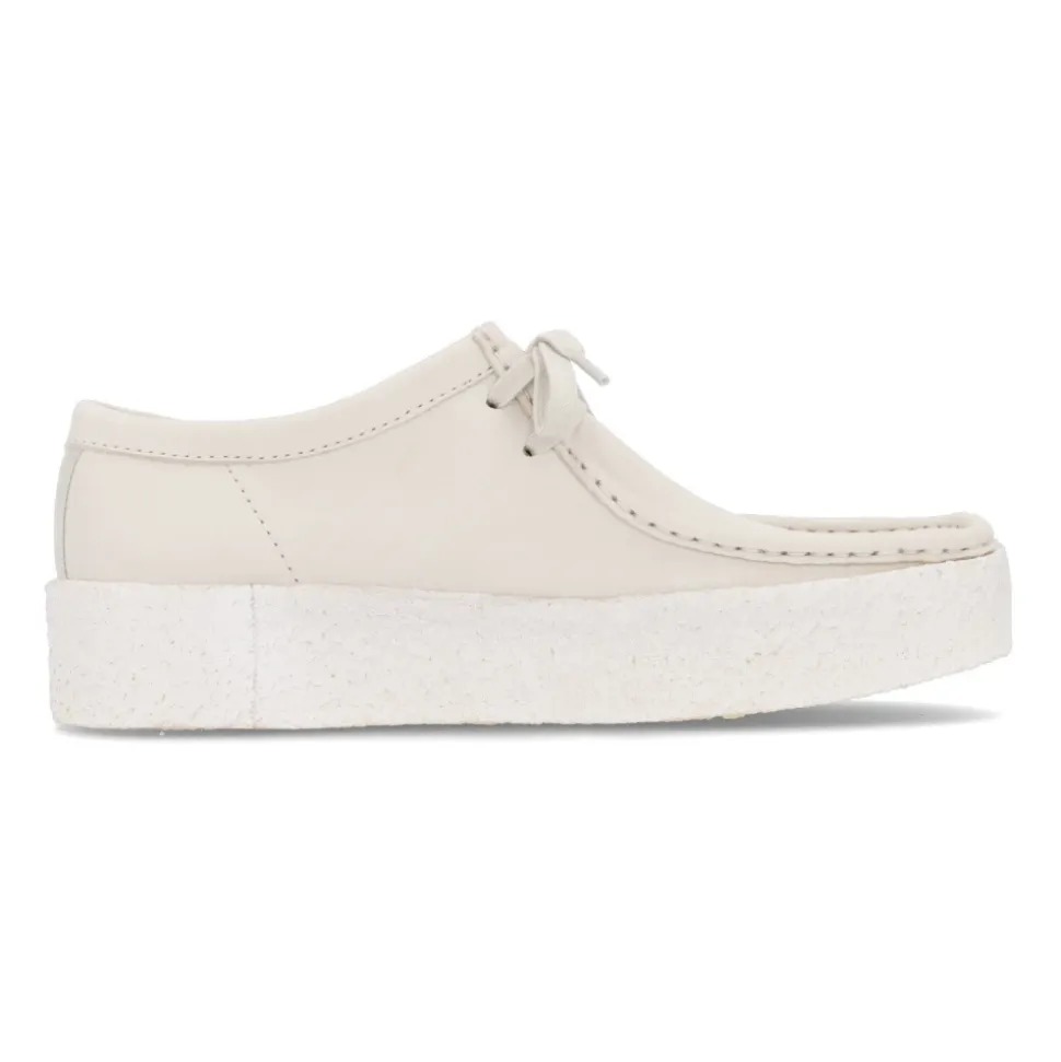 Weiße Nubuk Mokassin Lifestyle Schuhe