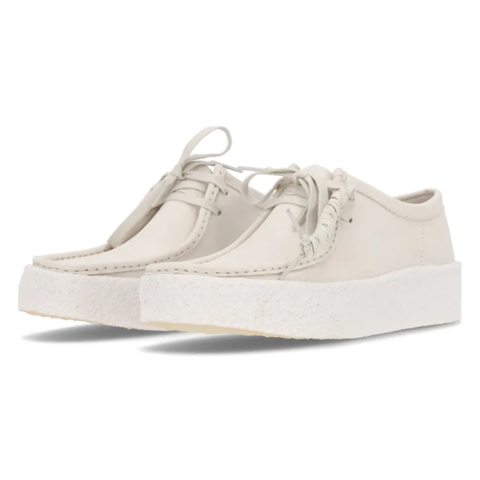 Weiße Nubuk Mokassin Lifestyle Schuhe