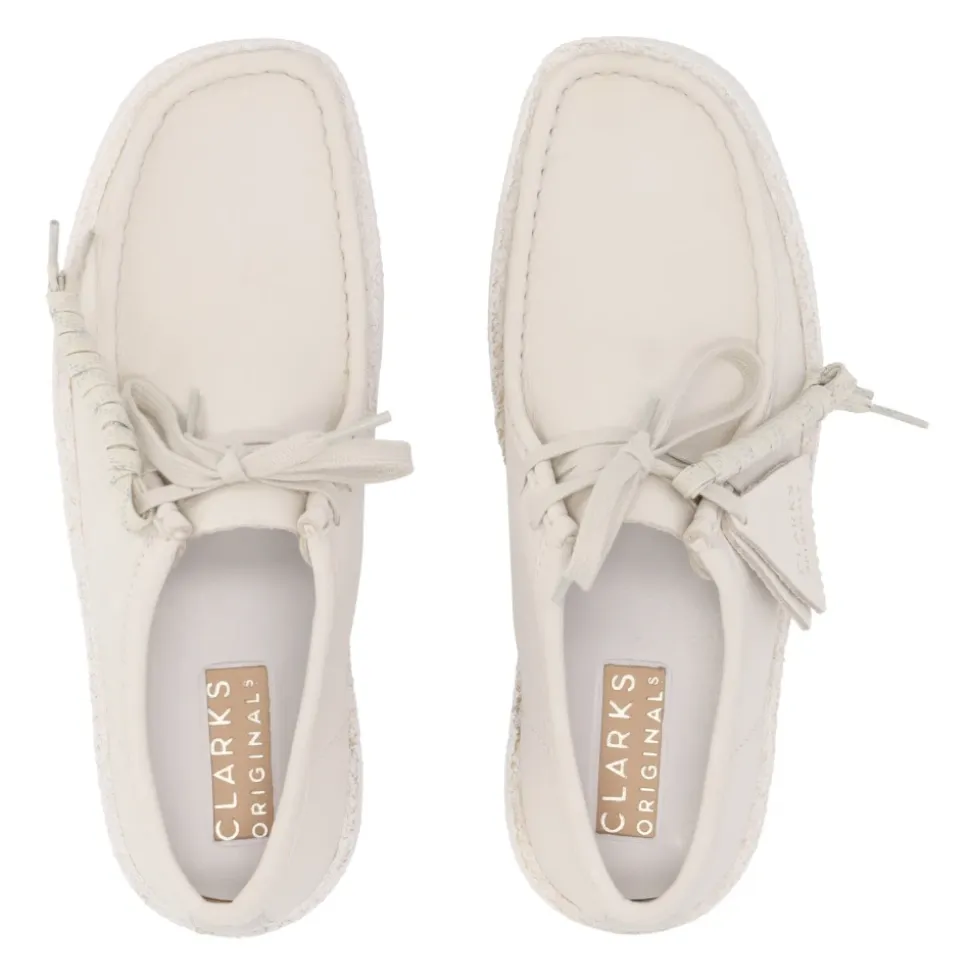 Weiße Nubuk Mokassin Lifestyle Schuhe