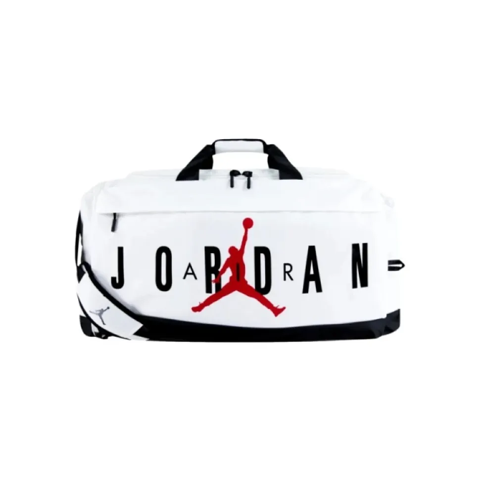 Weiße Sport-Duffle-Tasche Velocity