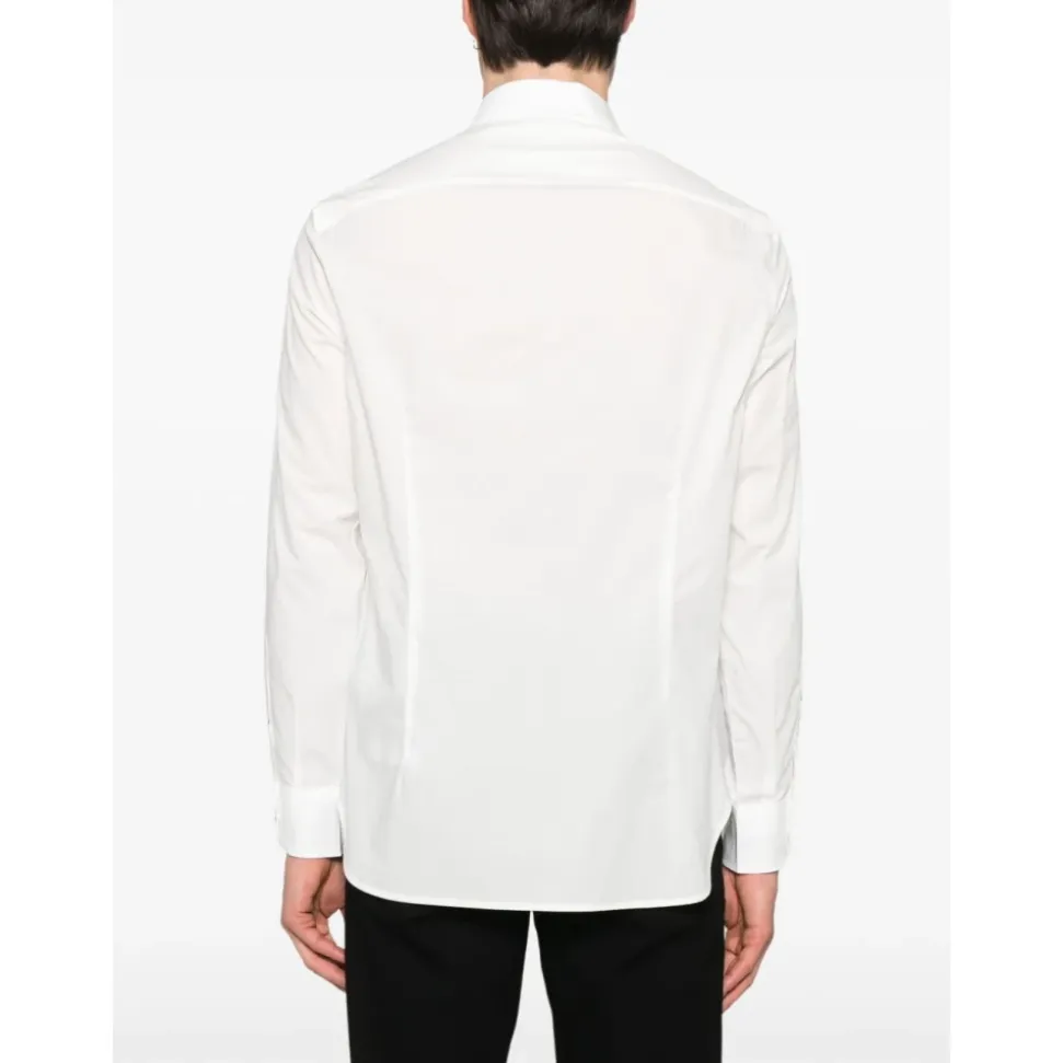 Weißes Button-Up Hemd Klassischer Stil