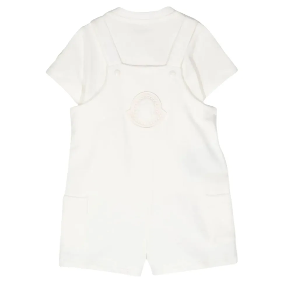 Weißes Jumpsuit-Set