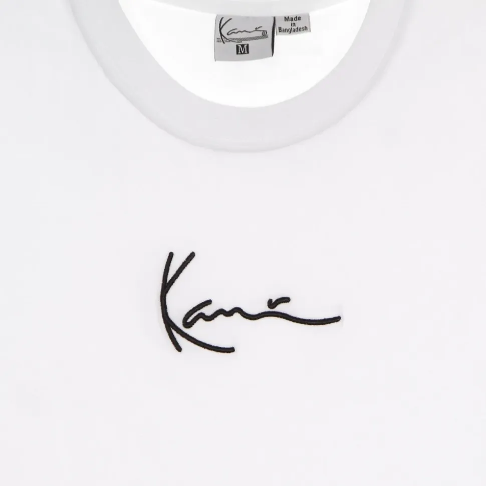 Weißes Signature Tee Bodysuit Kurzarm