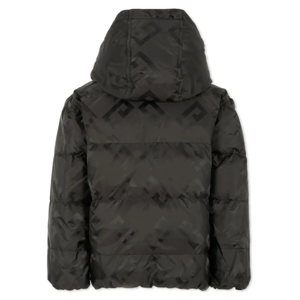 Wendbare Gesteppte Schwarze Daunenjacke