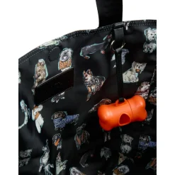 Wendbare Shopper-Tasche mit Print