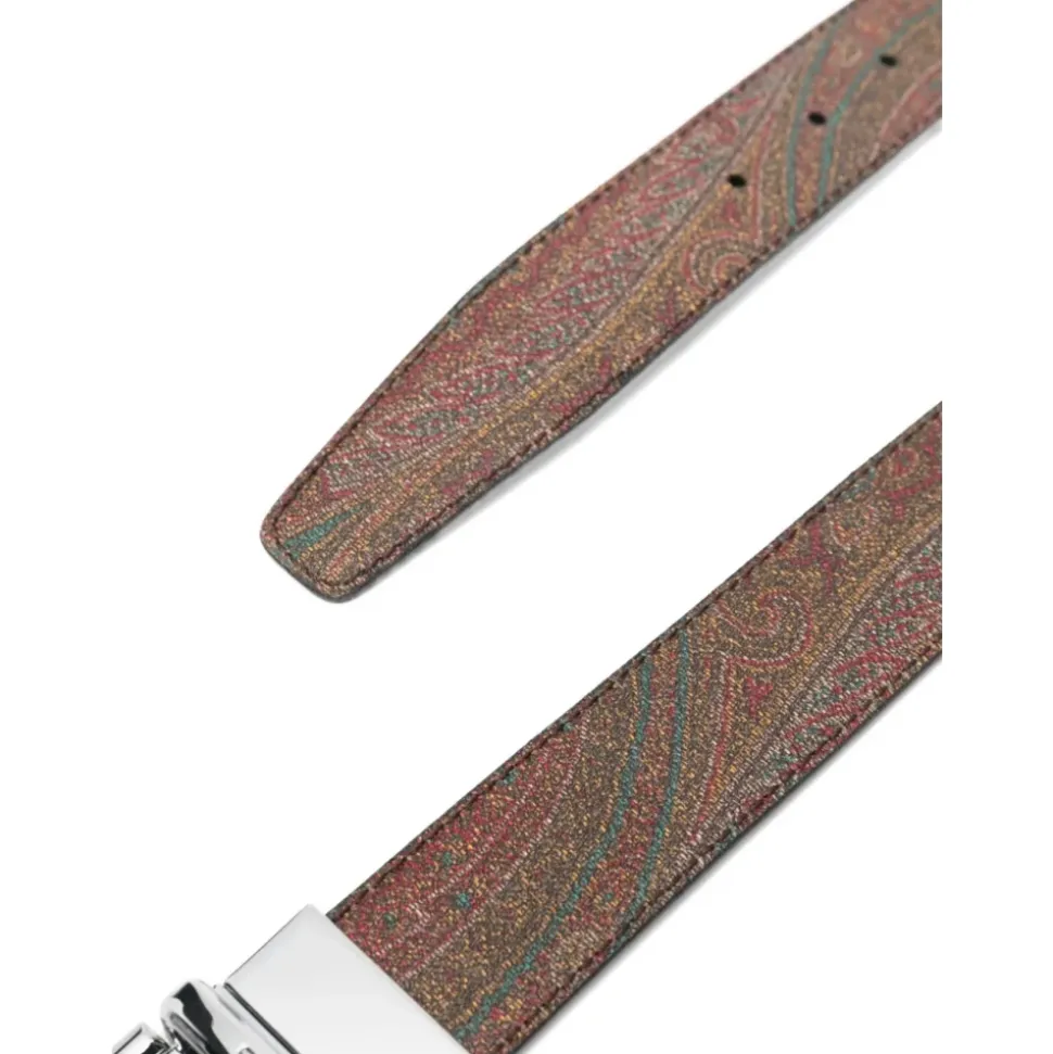 Wendbarer Paisley-Ledergürtel