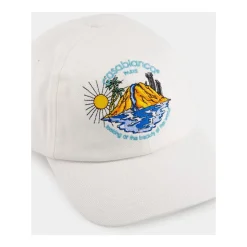 White Oasis Baumwollcap mit Stickerei