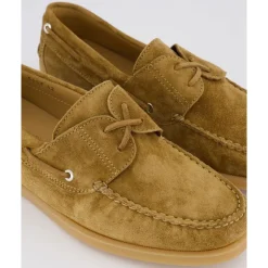Wildleder Bootsschuh in Braun
