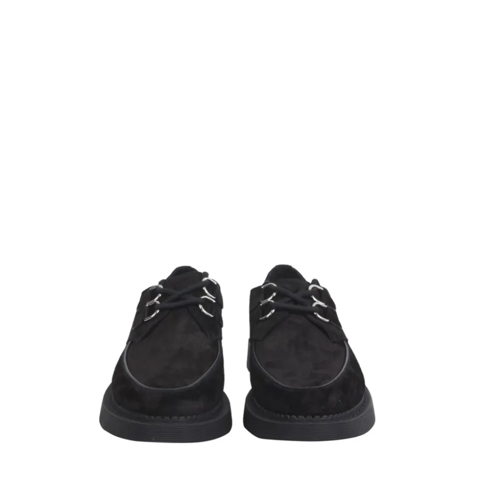 Wildleder Derbies Schnürschuhe Frauen