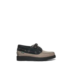 Wildleder EVA Loafers Dunkelgrau/Schwarz