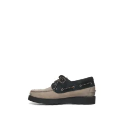 Wildleder EVA Loafers Dunkelgrau/Schwarz
