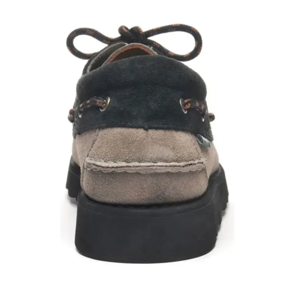 Wildleder EVA Loafers Dunkelgrau/Schwarz