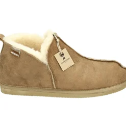 Wildleder Herren Hausschuhe Cognac Farbe