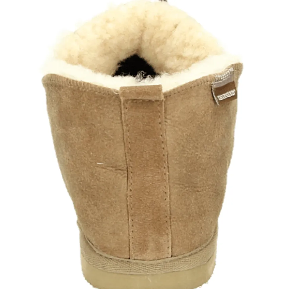 Wildleder Herren Hausschuhe Cognac Farbe