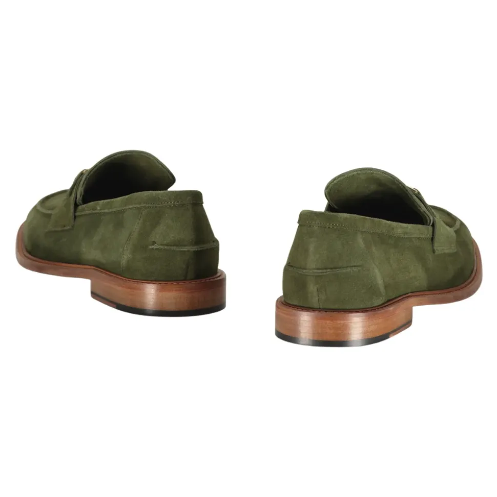 Wildleder Kalbsleder Penny Bar Loafers