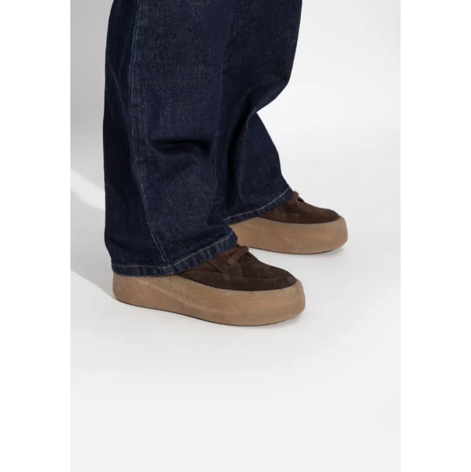 Wildleder Plateauschuhe