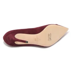 Wildlederschuhe Rouge Noir