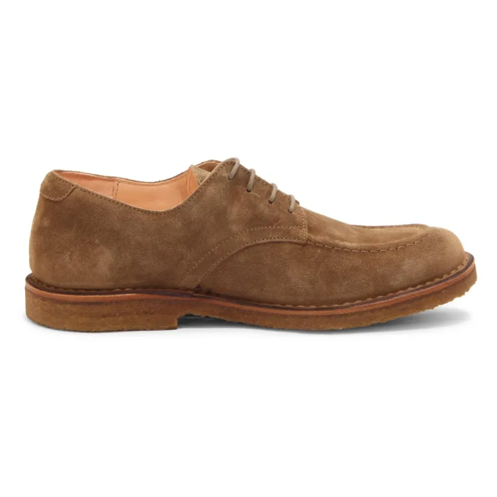 Wildlederschuhe Taupe Carlflex Modell