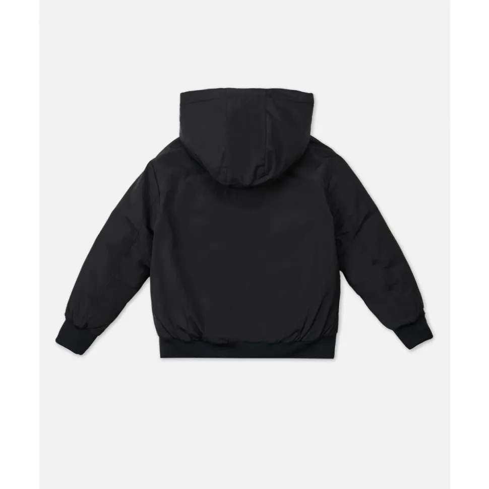 Windbreaker mit Kapuze und Ton-in-Ton-Reißverschlusstaschen