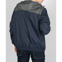 Windjacke mit Kapuze und Reißverschluss