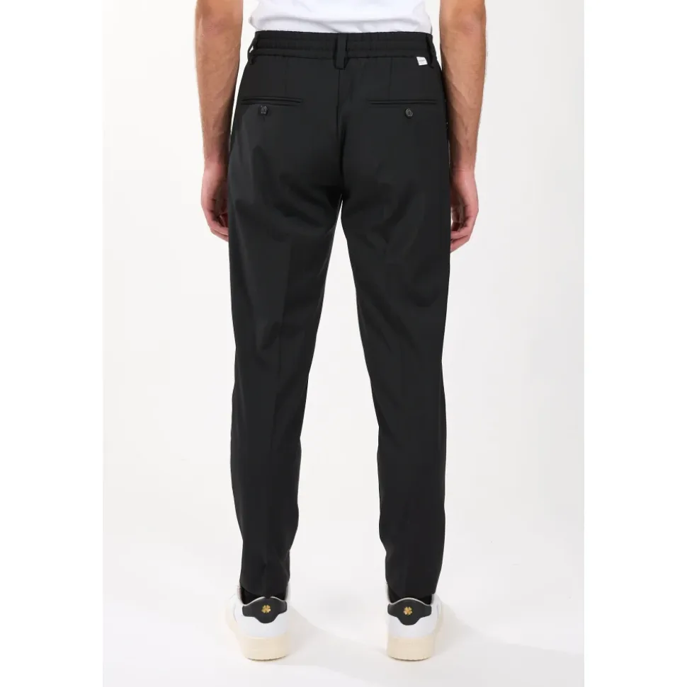 Wollmischhose mit verstecktem Verschluss