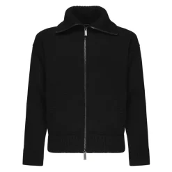 Wollpullover mit Frontreißverschluss