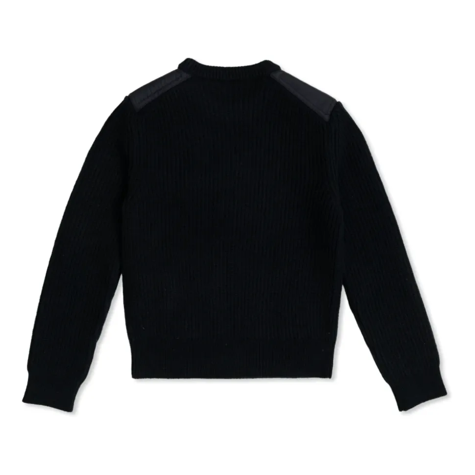 Wollpullover mit Tasche