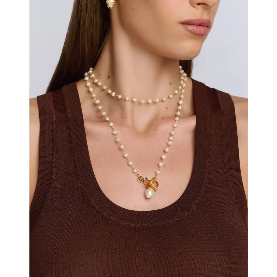 Women's Pearl Wrap Necklace