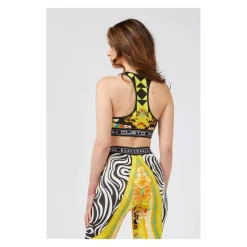 Zebra Print Racerback Sports Bra