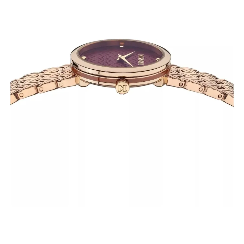 Zigzag Rose Gold Bracelet Watch