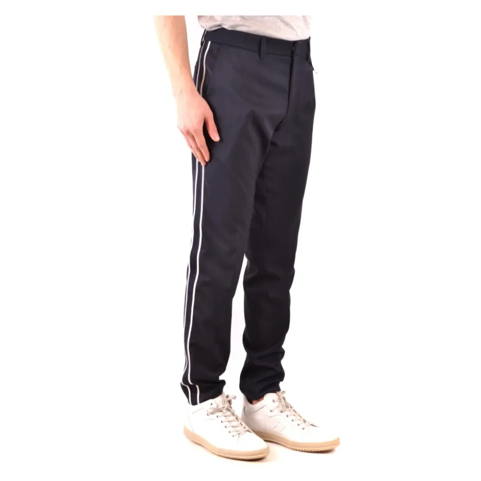Zip and Button Wollmischungshose