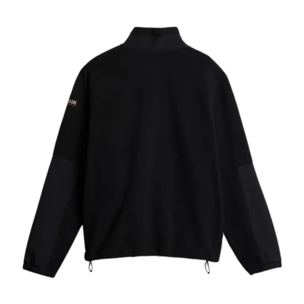 Zip-Up Fleecejacke im Streetwear-Stil
