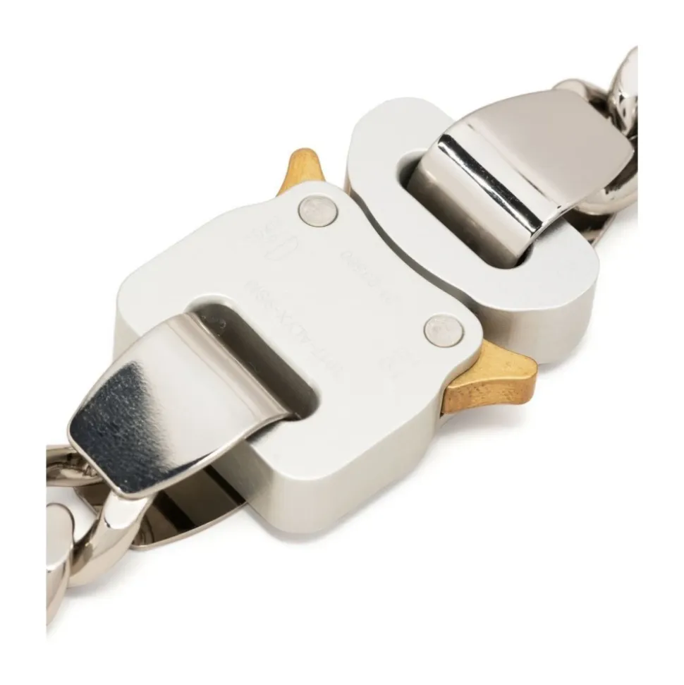 Zweifarbige Nylon- und Metallkette