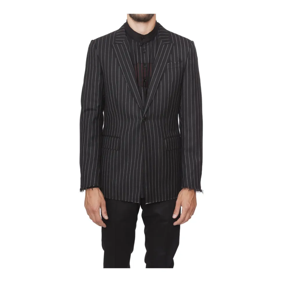 Zweireihiger Wollblazer