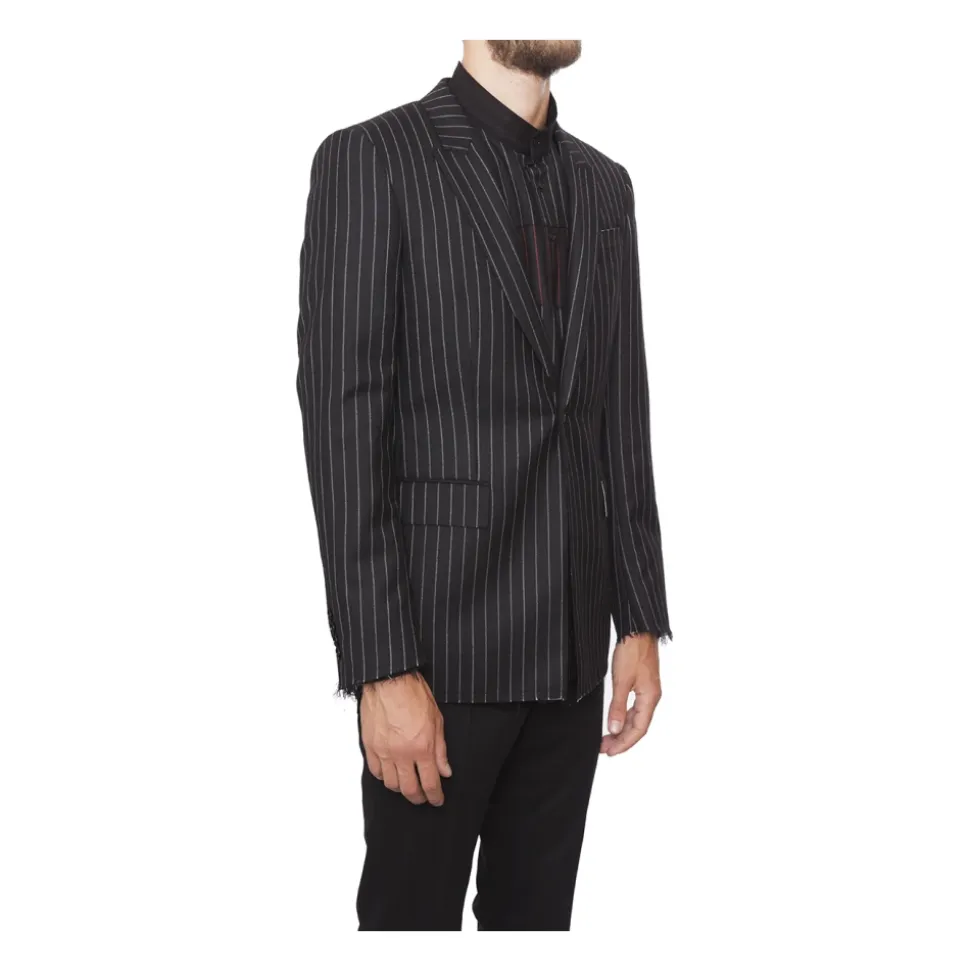 Zweireihiger Wollblazer